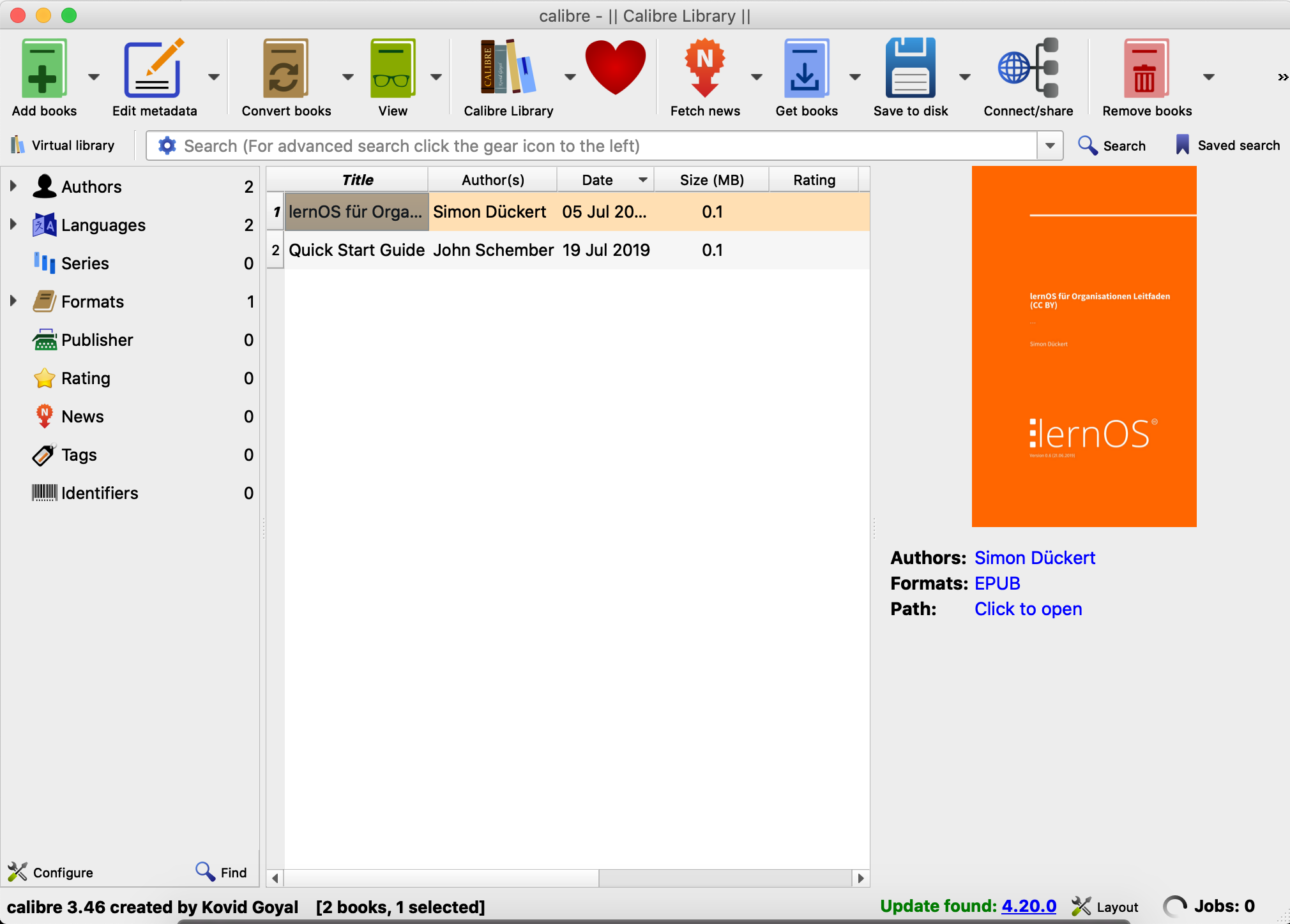 Calibre Screenshot